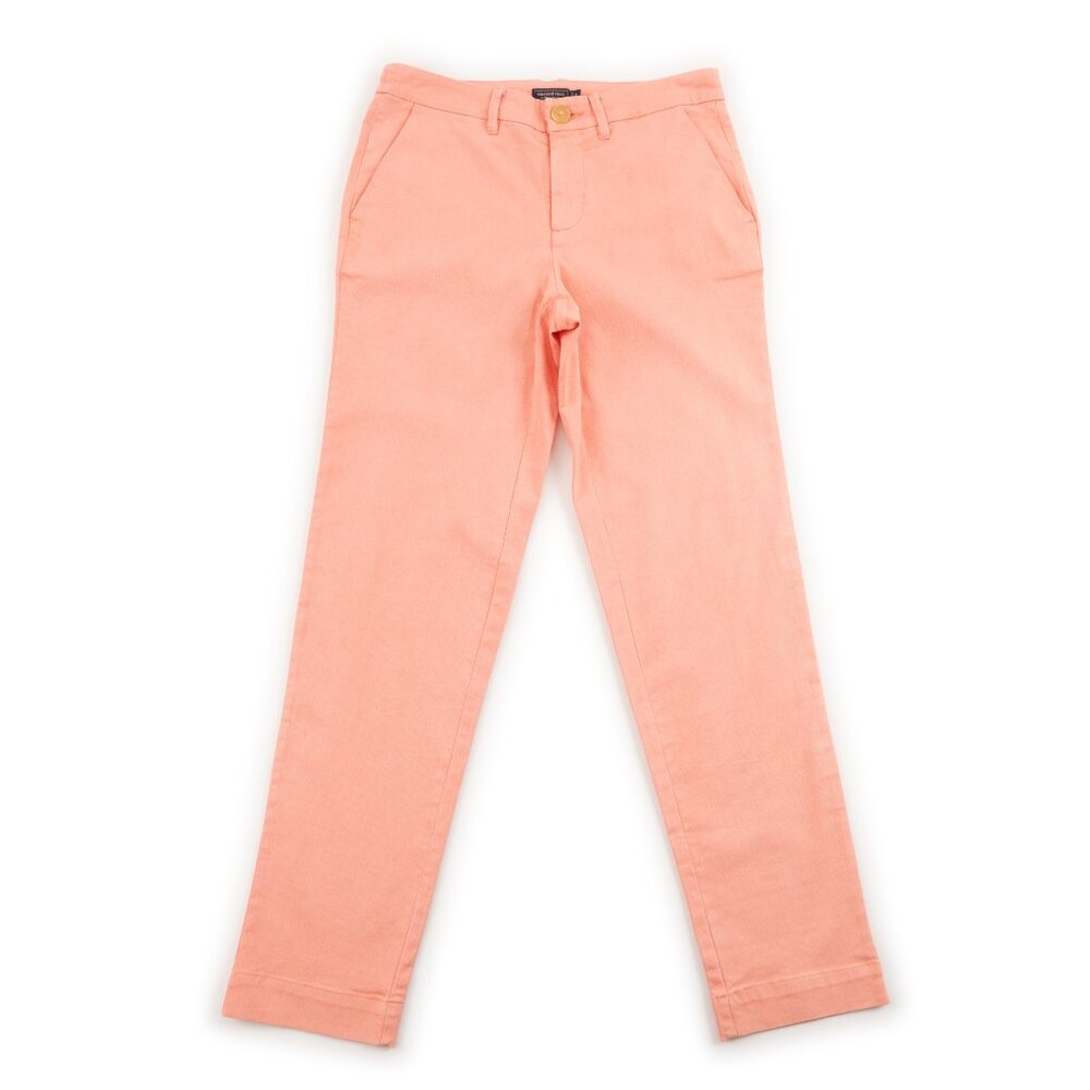 VINEYARD VINES peach pink Classic Chinos pants size 0